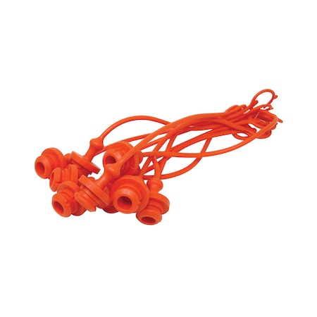 A & I Products Dust Plug, 1/2", Orange (10 pkg) 8" x4" x4" A-P211013